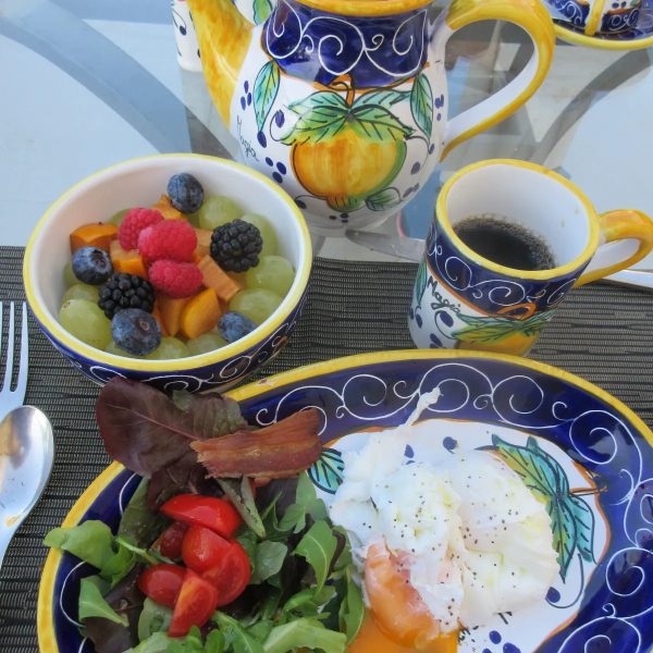 Breakfast Served on the Terrace.