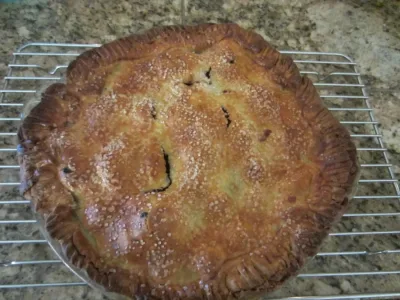Lemon Blackberry Pie
