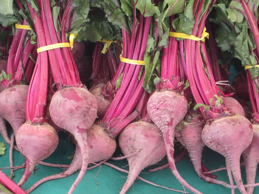 Red Beets, Locally Grown at the Farmer's Market