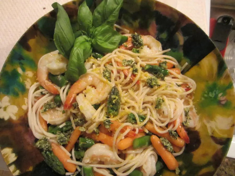 Shrimp & Brown Rice Pasta