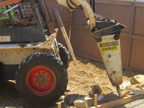 Unable to plant in rock