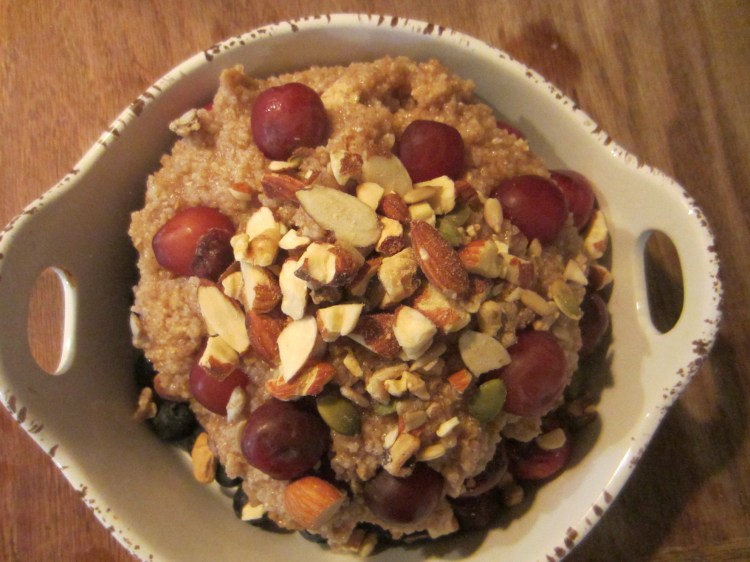 Whole Grains w:nuts:berries:grapes